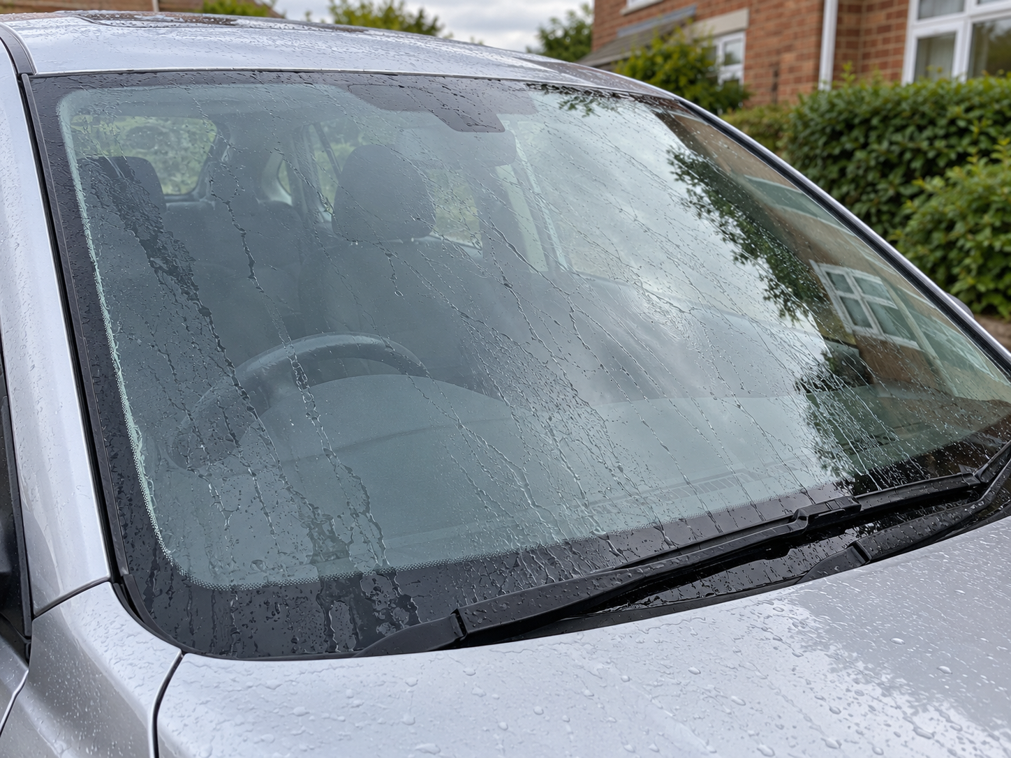 Before Windscreen treatment